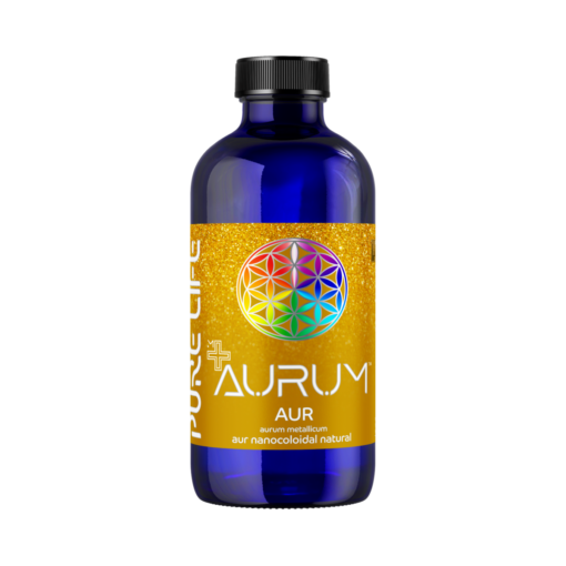 Aurum aur nanocoloidal natural rubin 21ppm 240ml
